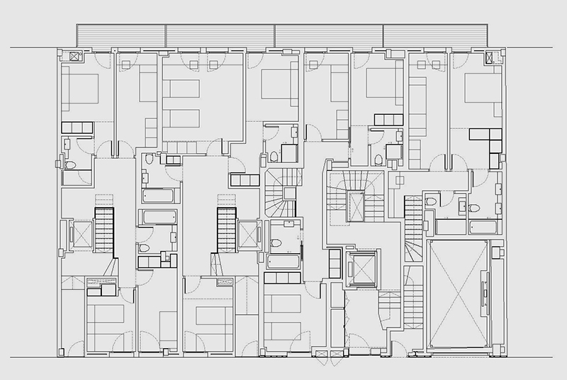 Edifici de 16 habitatges i aparcaments al C. Francesc Rogés