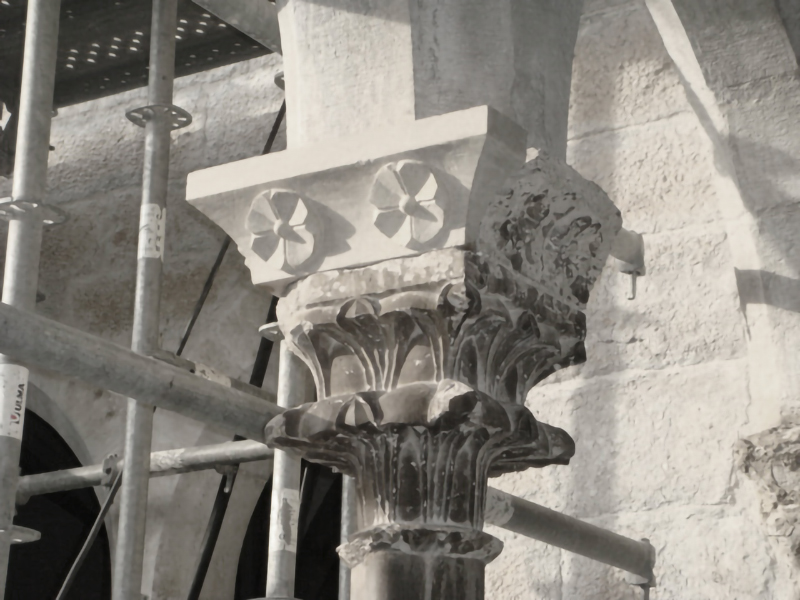 Restauració del claustre del Monestir de Sant Daniel