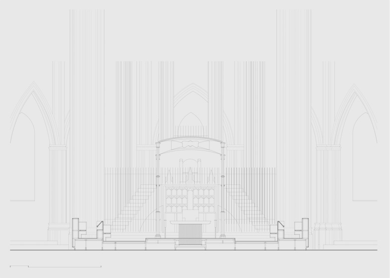 Ampliació i remodelació del presbiteri de la Catedral de Girona