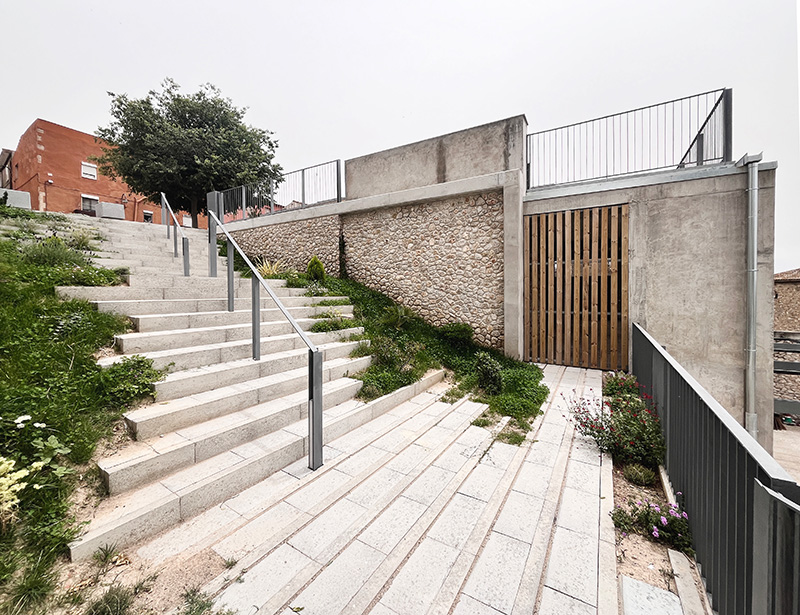 Connexió del carrer de Baix amb el Mirador